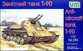 Unimodels T90 Soviet Anti-Aircraft Tank Plastic Model Tank Kit 1/72 Scale #394 Unimodels T90 Soviet Anti-Aircraft Tank Plastic Model Tank Kit 1/72 Scale #394