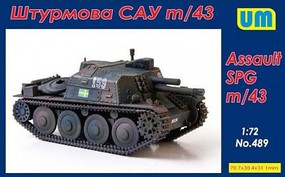 Unimodels 1/72 m/43 Assault SPG Tank Unimodels 1/72 m/43 Assault SPG Tank