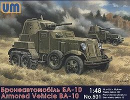 Unimodels BA10 Russian Armored Vehicle Plastic Model Military Vehicle Kit 1/48 Scale #501 Unimodels BA10 Russian Armored Vehicle Plastic Model Military Vehicle Kit 1/48 Scale #501