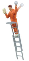 Viessmann Animated Man on Ladder Working on Billboard/Poster 14-16 Volt AC or DC Viessmann Animated Man on Ladder Working on Billboard/Poster 14-16 Volt AC or DC