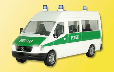 Viessmann Mercedes Benz Sprinter Police (German) with Flashing Lights