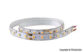 Viessmann Self-Adhesive 24V LED Light Strips with Resistors 3/32''  .23cm Wide 2000K Warm White 10 Sections 7 LEDs Each, Total 9-13/16'' 25cm Long
