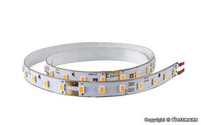 Viessmann Self-Adhesive 24V LED Light Strips with Resistors 3/32''  .23cm Wide 4000K White 10 Sections 7 LEDs Each, Total 9-13/16'' 25cm Long