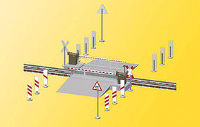Viessmann Level Xing w/Barriers HO-Scale Viessmann Level Xing w/Barriers HO-Scale