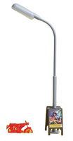 Viessmann Whip-Style Lamp with Advertising Board & Motorcycle HO Scale Model Railroad Street Light #6085 Viessmann Whip-Style Lamp with Advertising Board & Motorcycle HO Scale Model Railroad Street Light #6085
