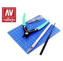 Vallejo Plastic Modeling Tool Set Hobby and Model Materials and Accessories #11001