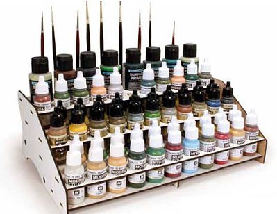 Vallejo FRONT MODULE PAINT STAND 60 bottles Hobby and Model Paint #26007