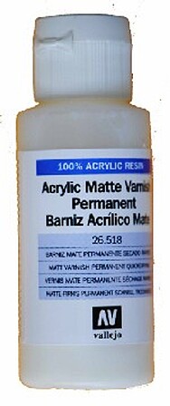 Vallejo 60ml Bottle Matte Varnish Hobby and Model Acrylic Paint #26518