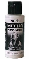 Vallejo 60ml Bottle Satin Varnish Mecha Color Hobby and Model Paint Supply #26703