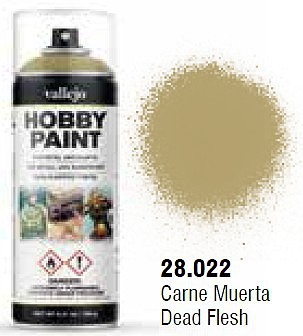 Vallejo Dead Flesh Fantasy Paint 400ml Spray Hobby and Model Enamel Paint #28022