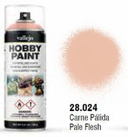Vallejo Pale Flesh Fantasy Paint 400ml Spray Hobby and Model Enamel Paint #28024