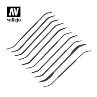 Vallejo (bulk of 10) Budget Riffler File Set Hobby and Model Sanding Tool Sandpaper #3003