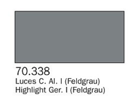 Vallejo (bulk of 6) 17ml Bottle Highlight German Tankcrew I (Field Grey) Panzer Aces (6/Bx) Vallejo (bulk of 6) 17ml Bottle Highlight German Tankcrew I (Field Grey) Panzer Aces (6/Bx)