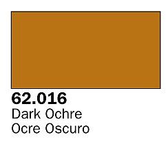 Vallejo Dark Ochre Premium (60ml Bottle) Hobby and Model Acrylic Paint #62016