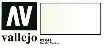Vallejo Metallic Medium Premium (60ml Bottle) Hobby and Model Acrylic Paint #62041