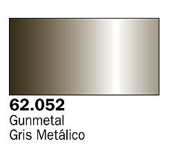 Vallejo Metallic Gunmetal Premium (60ml Bottle) Hobby and Model Acrylic Paint #62052