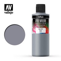 Vallejo Grey Premium airbrush color 200ML Hobby and Model Acrylic Paint #63019