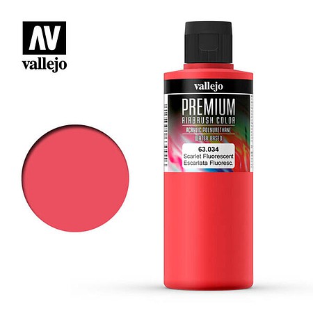 Vallejo Model Air Acrylic Flat Paints, 1 oz, 20 Colors