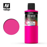 Vallejo Fluorescent Rose Premium airbrush color 200ML Hobby and Model Acrylic Paint #63035
