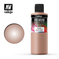 Vallejo Candy Brown Premium airbrush color 200ML Hobby and Model Acrylic Paint #63078
