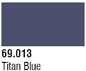 Vallejo 17ml Bottle Titan Blue Color Hobby and Model Acrylic Paint #69013