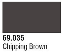 Vallejo Chipping Brown 17ml Bottle Hobby and Model Acrylic Paint #69035