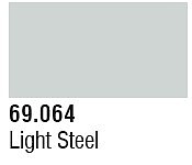 Vallejo Light Steel 17ml Bottle Hobby and Model Paint #69064
