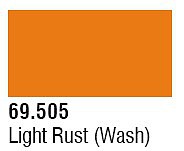 Vallejo Light Rust Wash 17ml Mecha Color Hobby and Model Paint Supply #69505