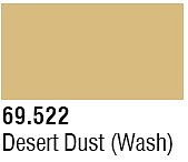Vallejo Desert Dust Wash 17ml Bottle Hobby and Model Acrylic Paint #69522
