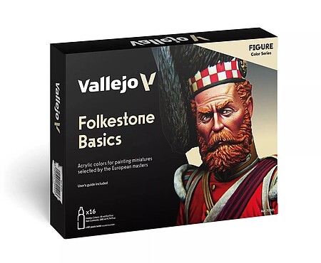 Vallejo Model Color Set: 70.101 Folkstone Basics