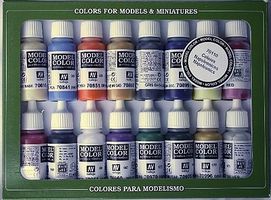 17ml Bottle Napoleonic Model Color Paint Set (16 Colors) Hobby and Model Paint Set #70110