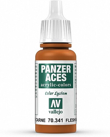 Vallejo FLESH BASE PANZER ACES 17ml Hobby and Model Acrylic Paint #70341