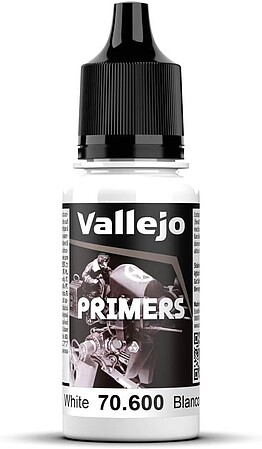 Vallejo WHITE SURFACE PRIMER 17ml Hobby and Model Acrylic Paint #70600