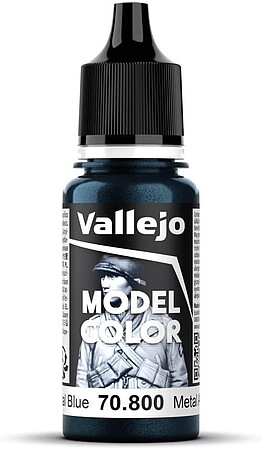 Vallejo Model Color GUNMETAL BLUE 17ml Hobby and Model Acrylic Paint #70800