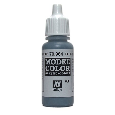 Vallejo Model Color FIELD BLUE 17ml Hobby and Model Acrylic Paint #70964