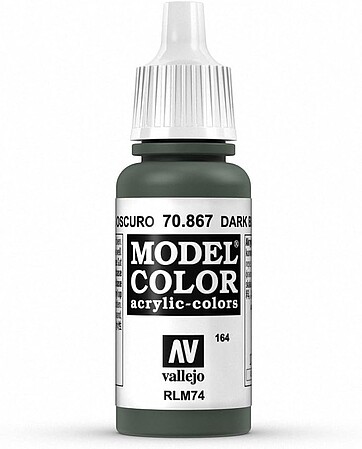 Vallejo 17ml Bottle Olive Green Model Color (6/Bx)