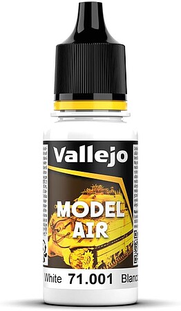 White Vallejo Model Color Acrylic Paint 70951 / 001