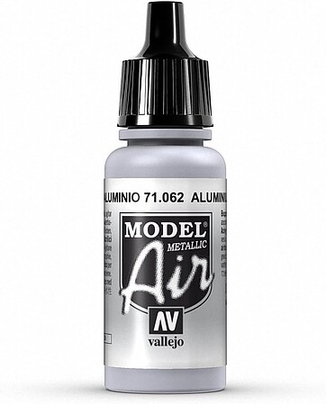 Vallejo Model Air ALUMINUM 17ml Hobby and Model Acrylic Paint #71062