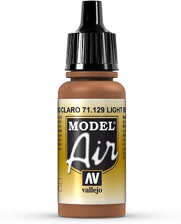 Vallejo Model Air LIGHT RUST 17ml Hobby and Model Acrylic Paint #71129