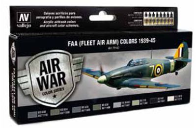 Vallejo RAF & FAA FLEET AIR ARM 1935 Hobby and Model Paint Set #71147