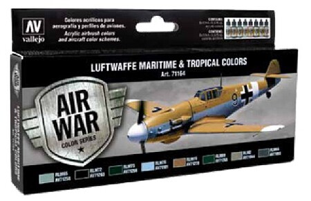 Vallejo 17ml Bottle WWII Allied Model Color Paint Set (16 Colors) Hobby and  Model Paint Set #