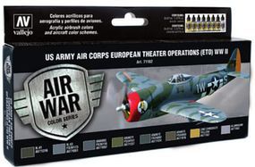 US Army Air Corps European Theater Operations Paint Set Hobby and Model Paint #71182