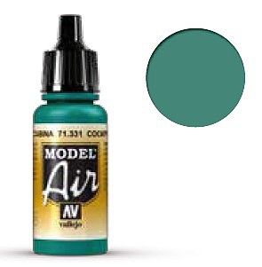 Vallejo Cockpit Emerald Green Faded Model Air Hobby and Model Acrylic Paint #71331