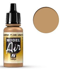 Vallejo 17ml Bottle USAF Tan Model Air Hobby and Model Acrylic Paint #71348
