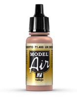 Vallejo UK Desert Pink Matt Model Air 17ml Bottle Hobby and Model Acrylic Paint #71400