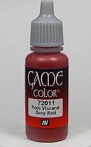 Vallejo GORY RED 17ml Hobby and Model Acrylic Paint #72011