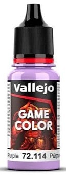 Vallejo Lustful Purple Game Color 17ml Bottle Hobby and Model Acrylic Paint #72114