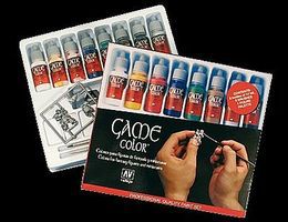 Intro Game Color Paint Set (8 Colors) Hobby and Model Paint Set #72208