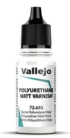 Vallejo Polyurethane Matt Varnish Game Color 18ml Bottle Hobby and Model Acrylic Paint #72651