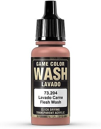 Vallejo FLESH WASH 17ml Hobby and Model Acrylic Paint #73204